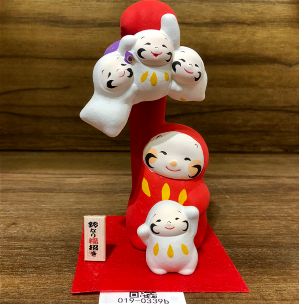 0119gz480-招財貓-多財多福達摩陣（B166）