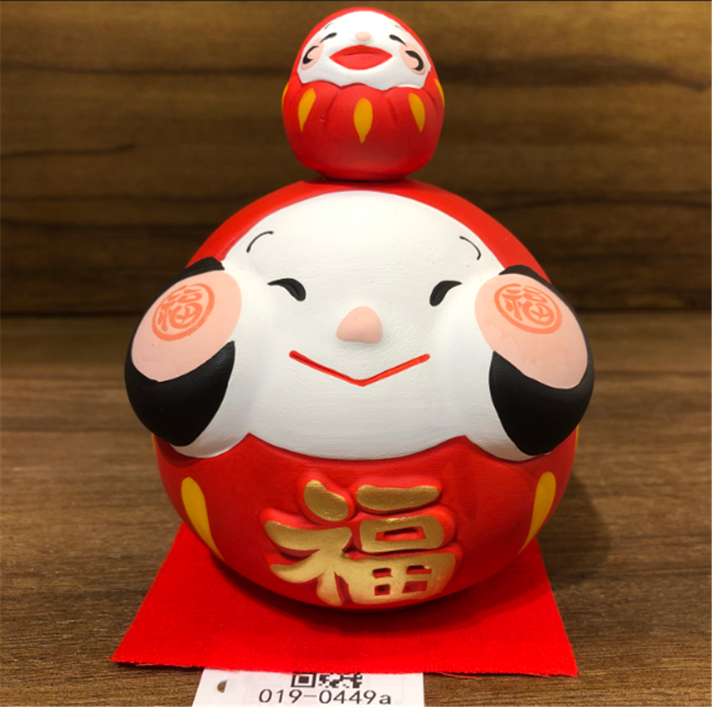 0119gz483-招財貓-福運雙臨 達摩•達摩（B169）