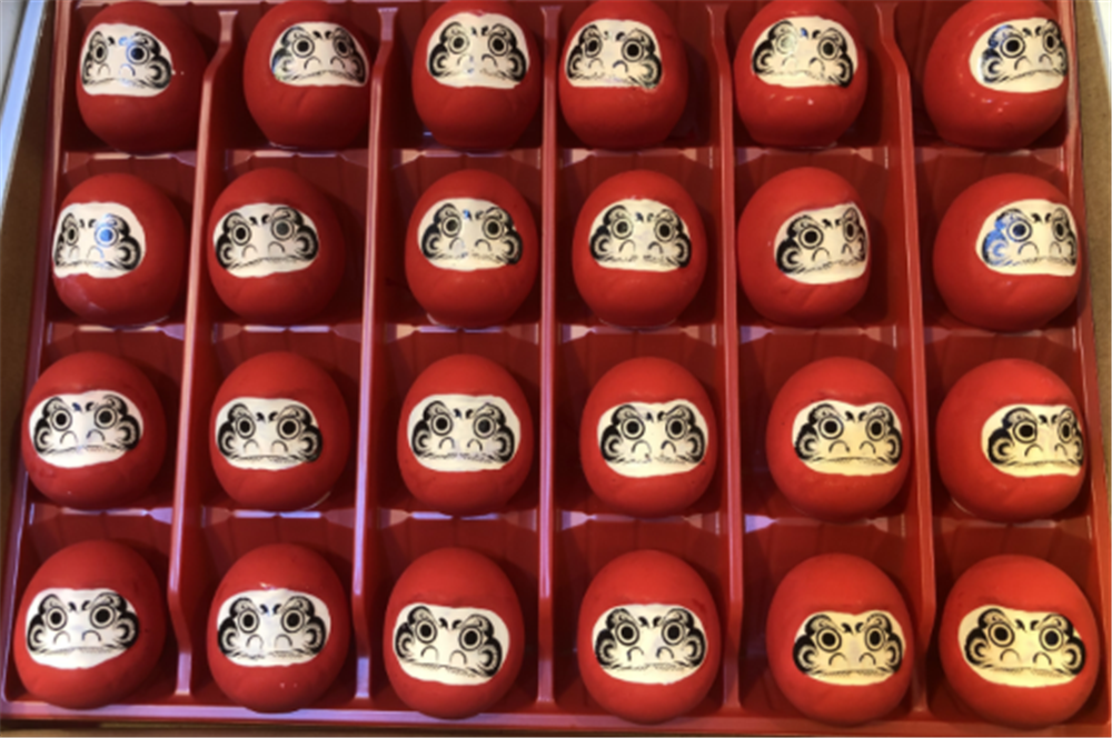 0119gz495-招財貓-紅色達摩運勢簽（B181）