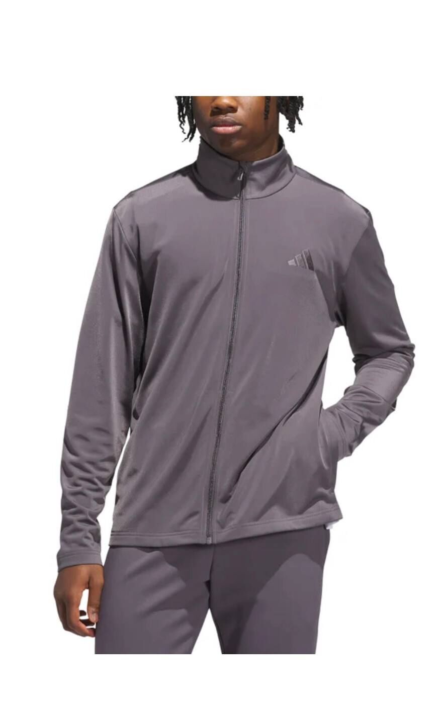 [USW] ADIDAS GRAY MEN'S TRICOT TRACK JACKET, KD3631-GRESTR (UZZ708)