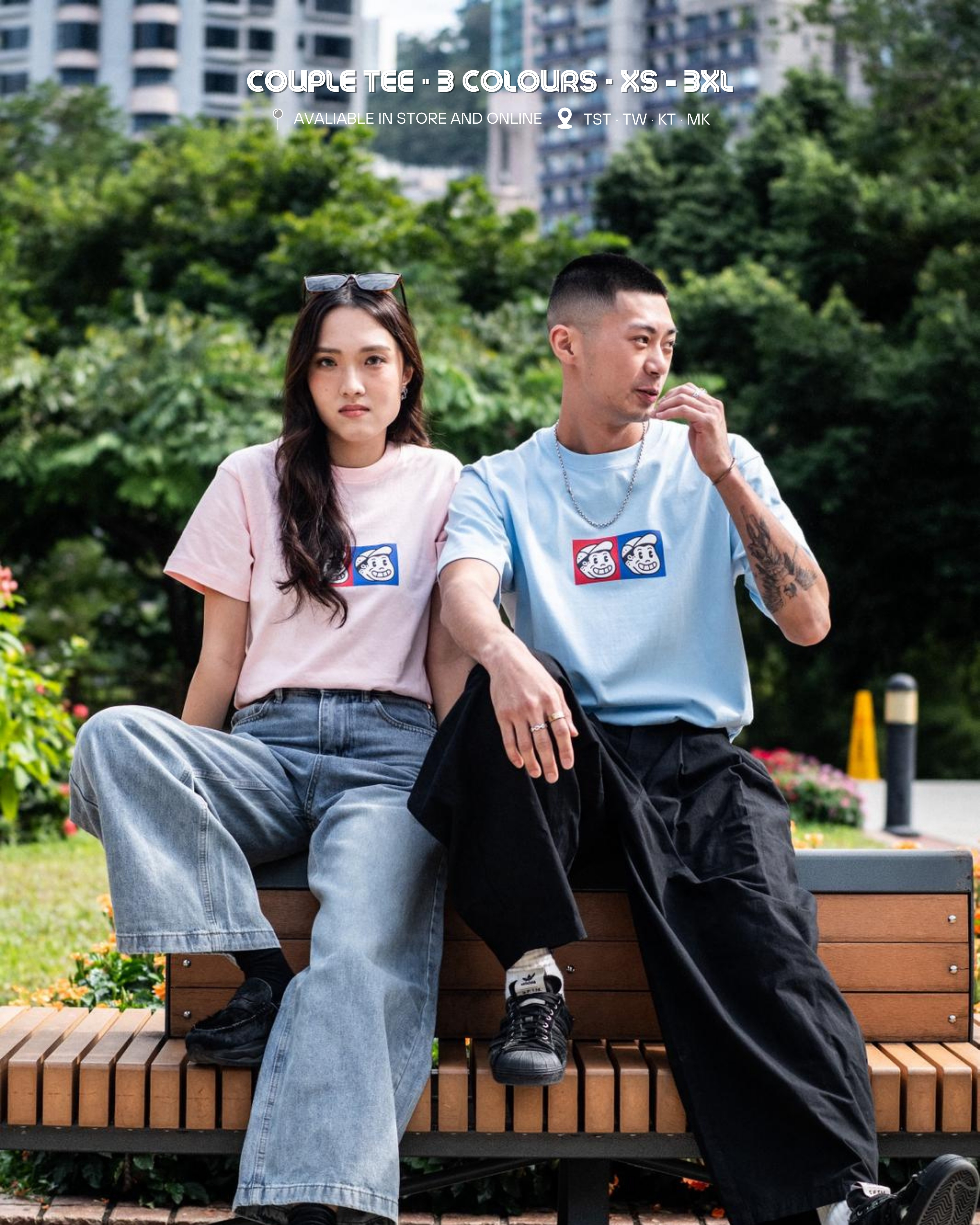 NEW ✦ CheapbutChill Double Head Tee (3色入)