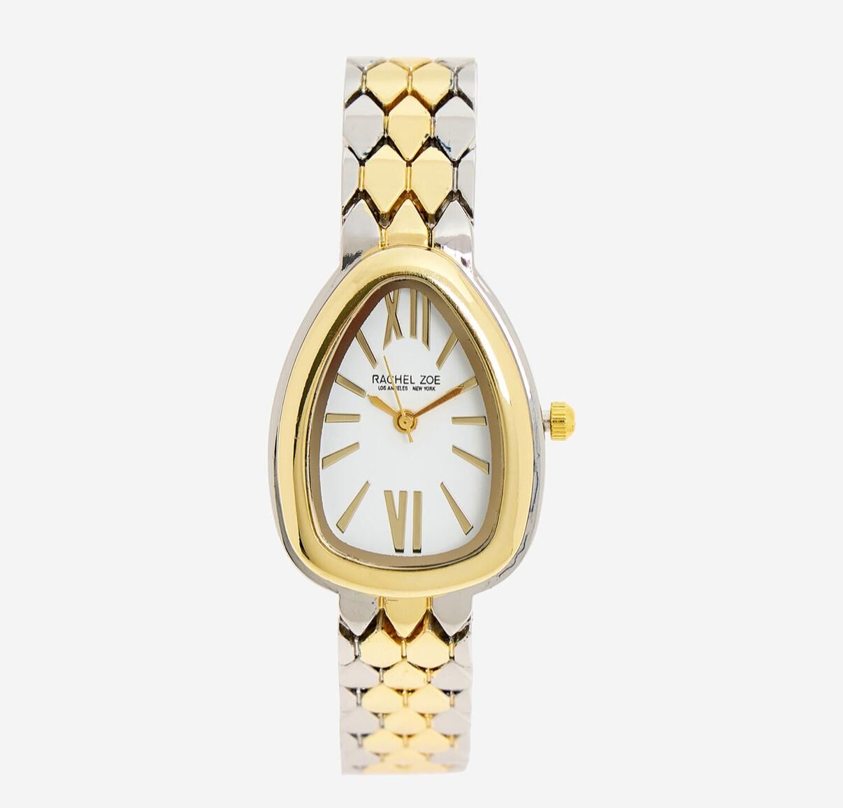 英國代購 (獨立訂單)-RACHEL ZOE Two Tone Teardrop Bracelet Watch