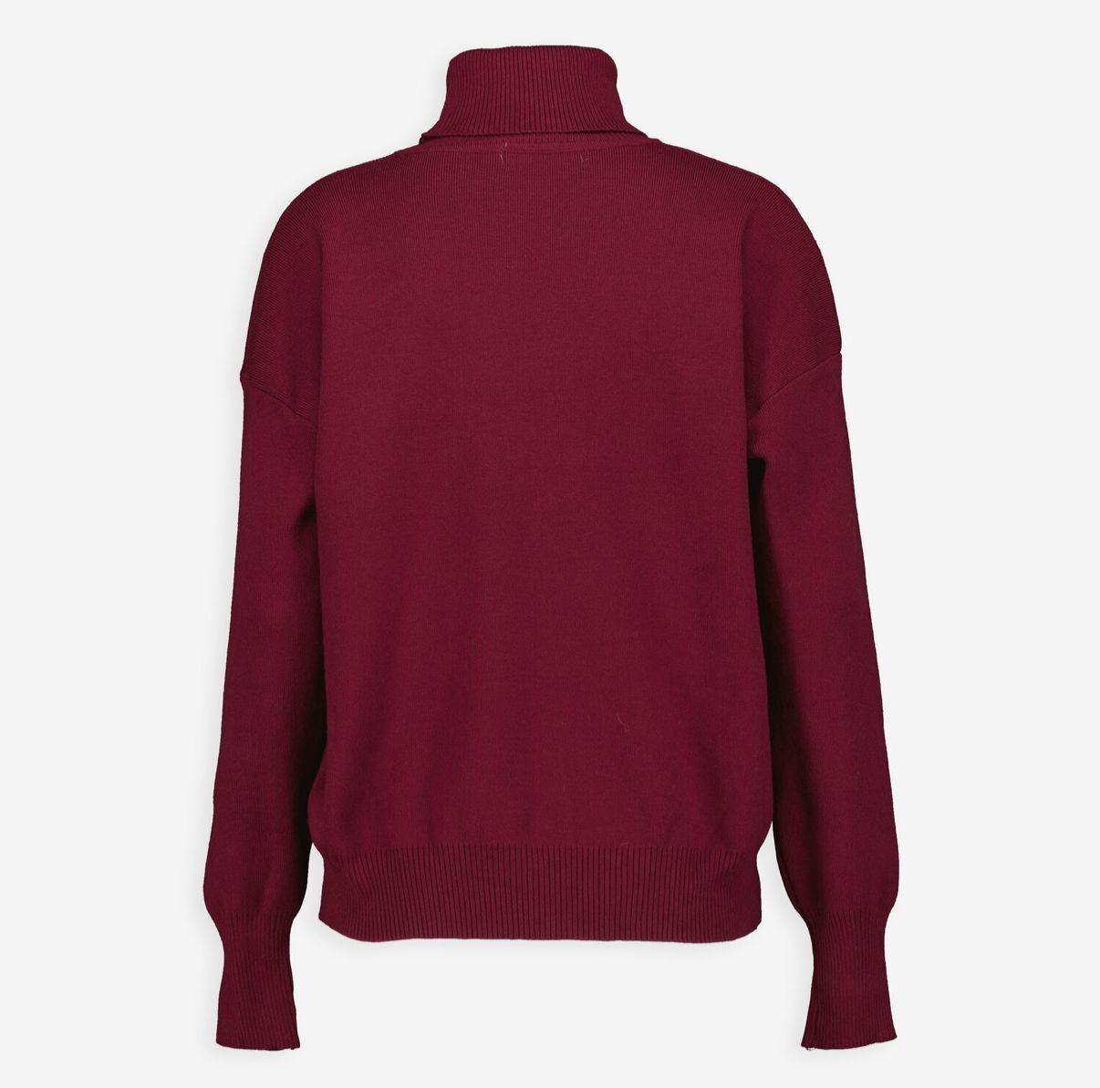 英國代購 (獨立訂單)-BY CLARA Burgundy Sequin Heart Roll Neck Jumper 🎄🎄香港現貨🎄🎄