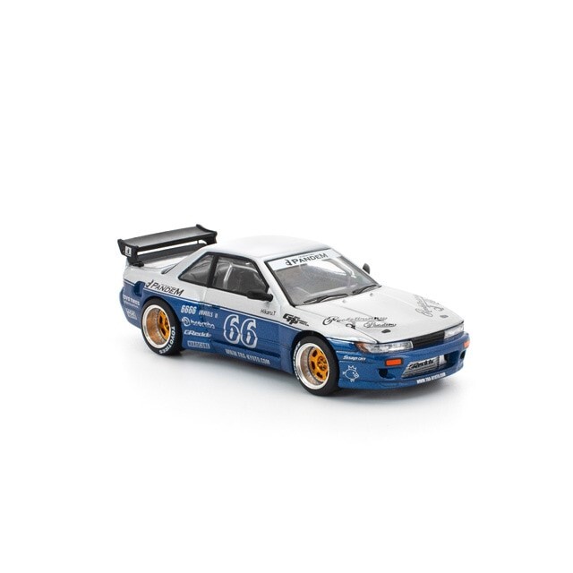 [預訂] POPRACE 1/64 PANDEM SILVIA S13 MOONTECH BLUE
