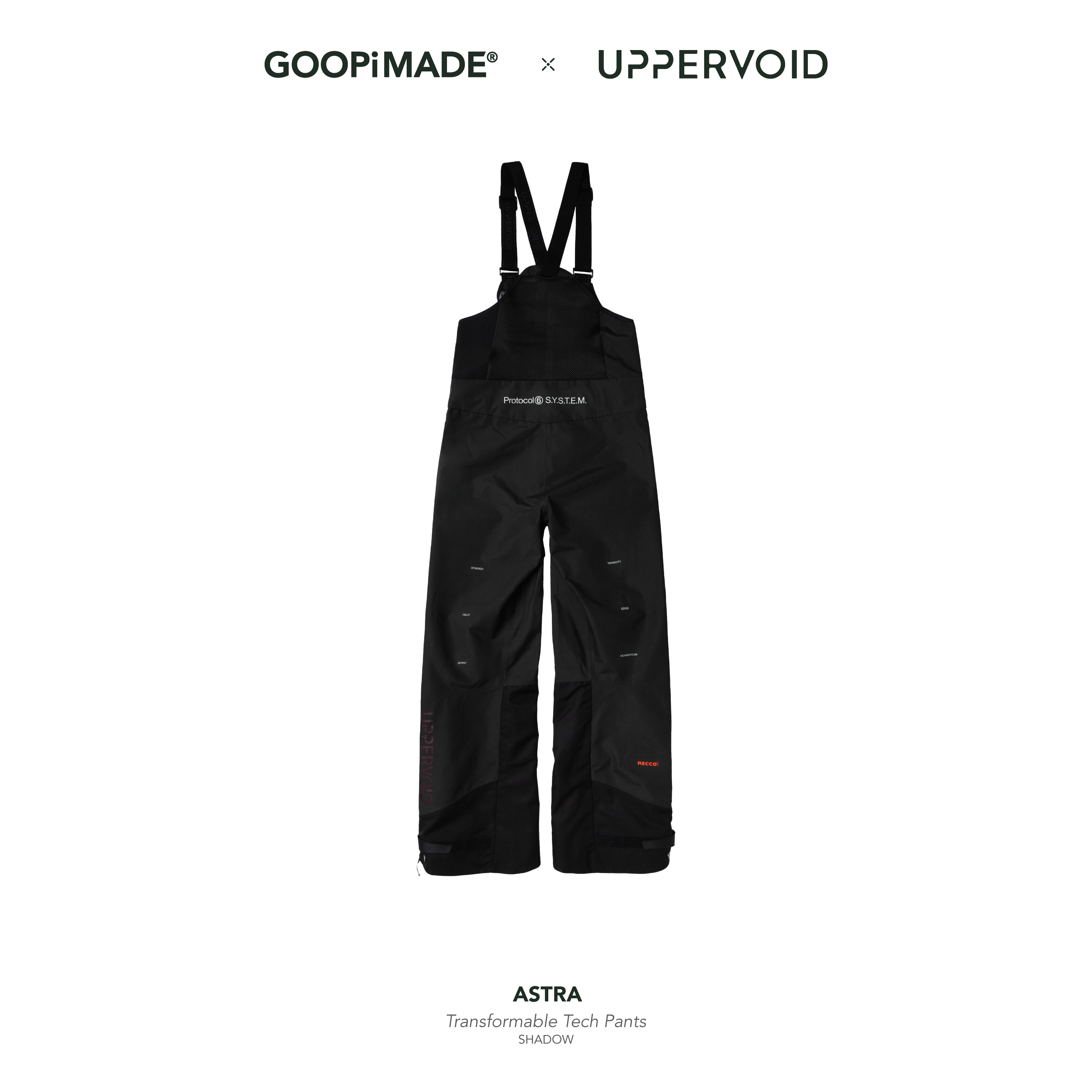 GOOPiMADE - 躬」ASTRA Transformable Tech Pants - Shadow