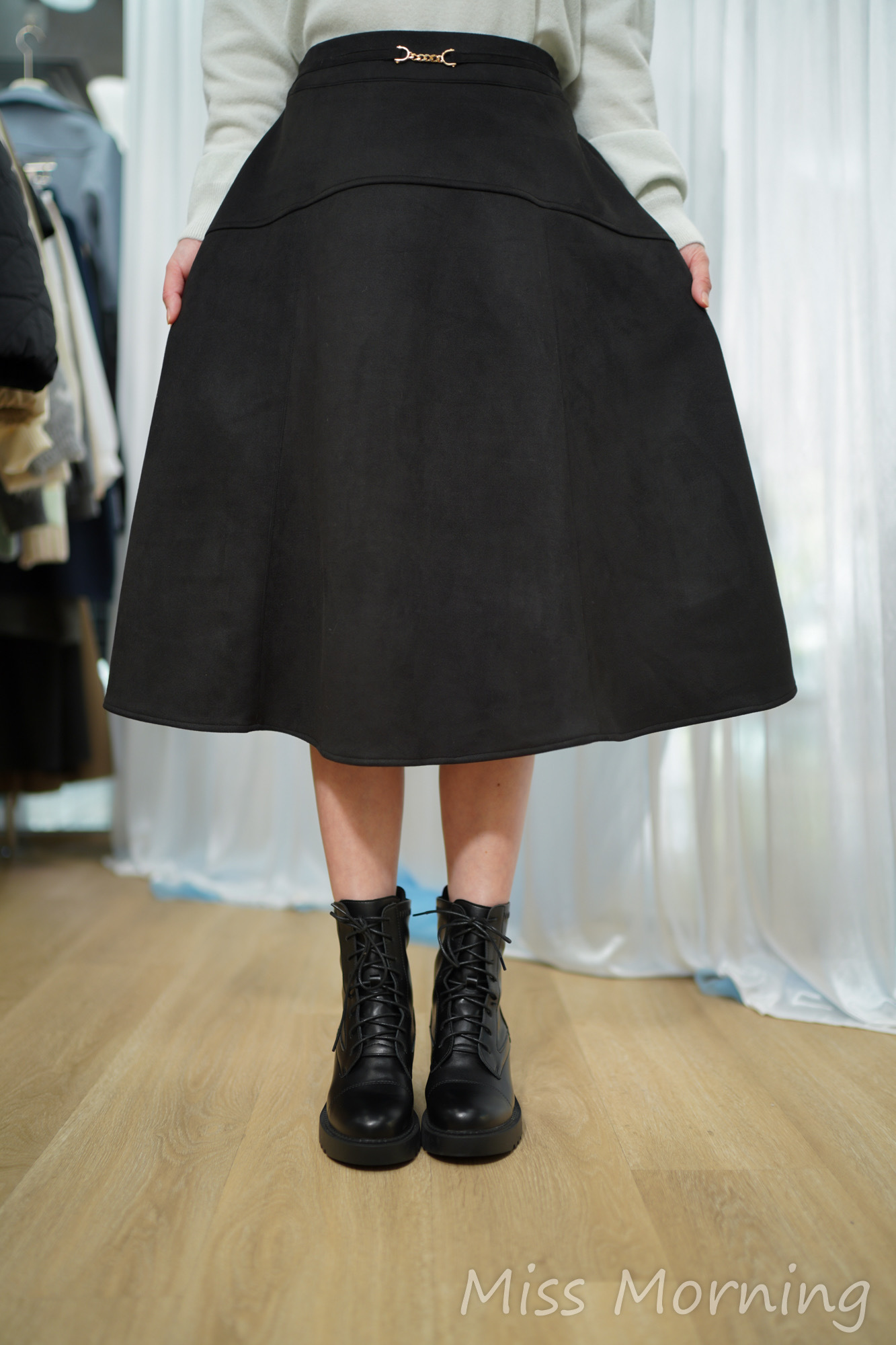 遮下身肥傘裙(34100)