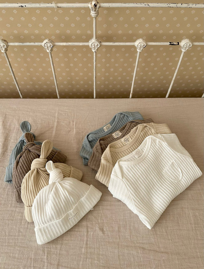 正韓春Monbebe 四色小口袋包屁衣