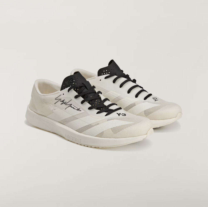 【 Y-3 ADIZERO RC6 SHOES 網布跑鞋 - 白 】