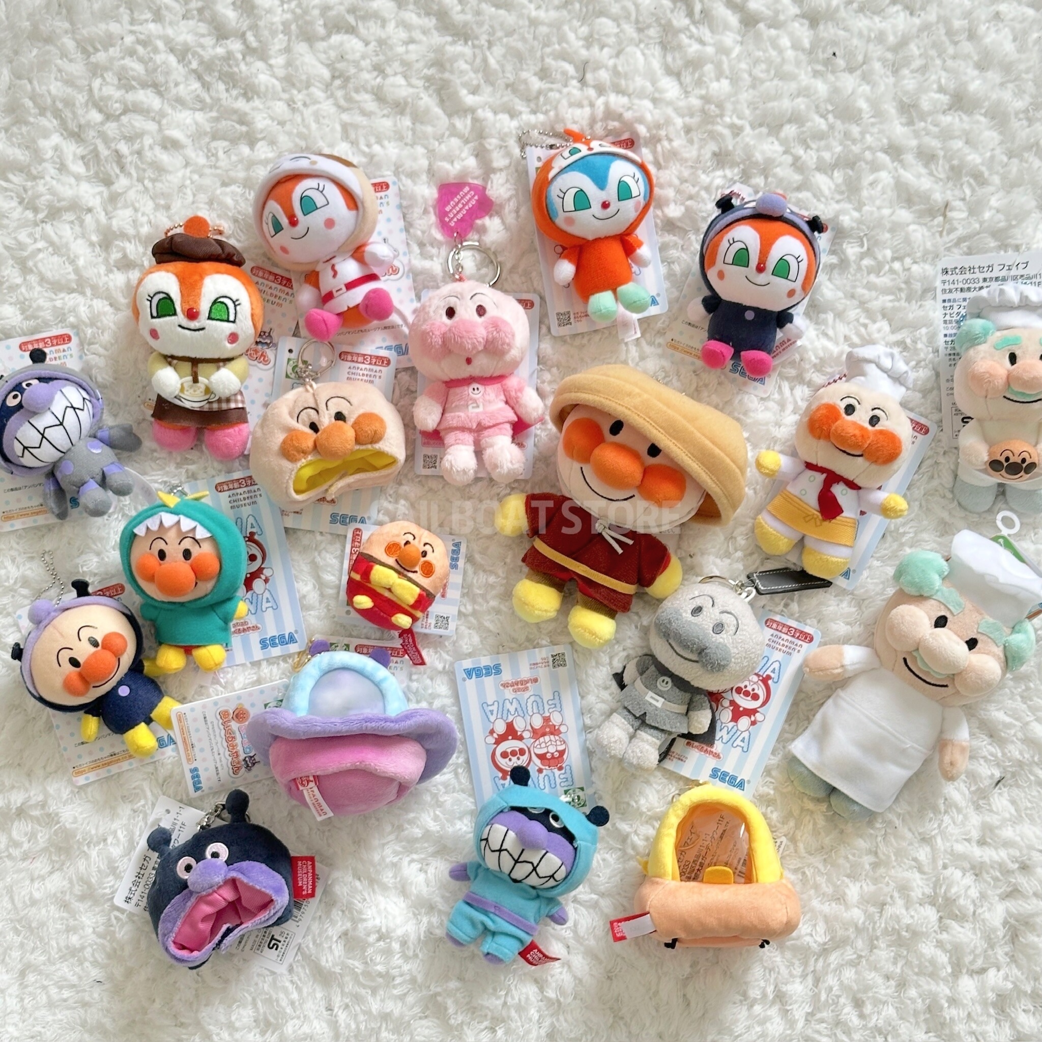 #預購 麵包超人 鑰匙圈 絨毛吊飾 45款!!!