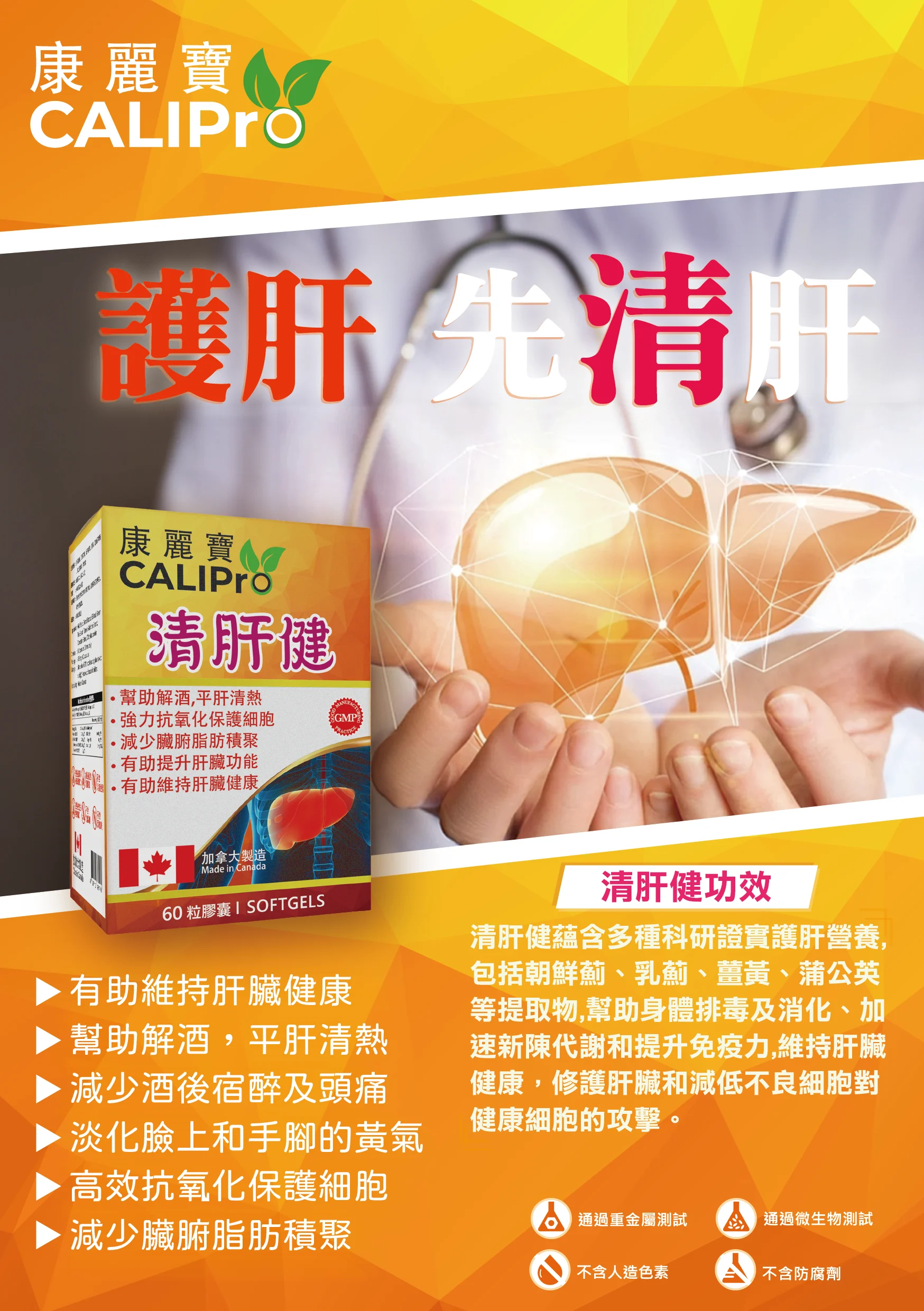 康麗寶 - 清肝健 (60粒)