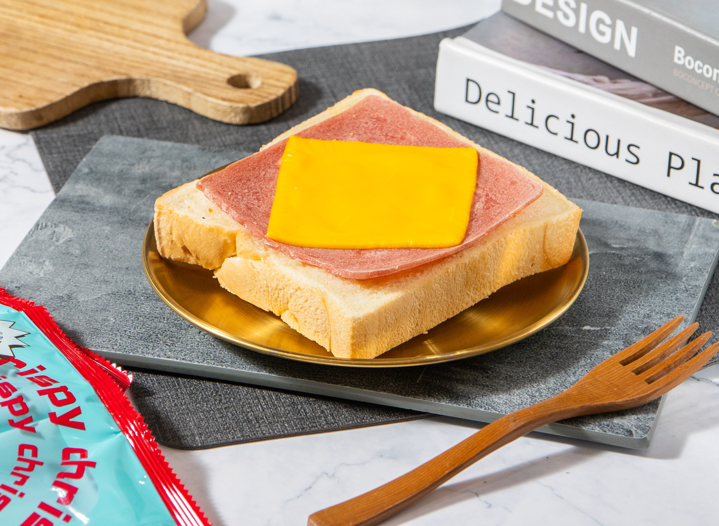 ▌ 美好早晨 ▌火腿起司天然奶油軟心鮮奶厚片