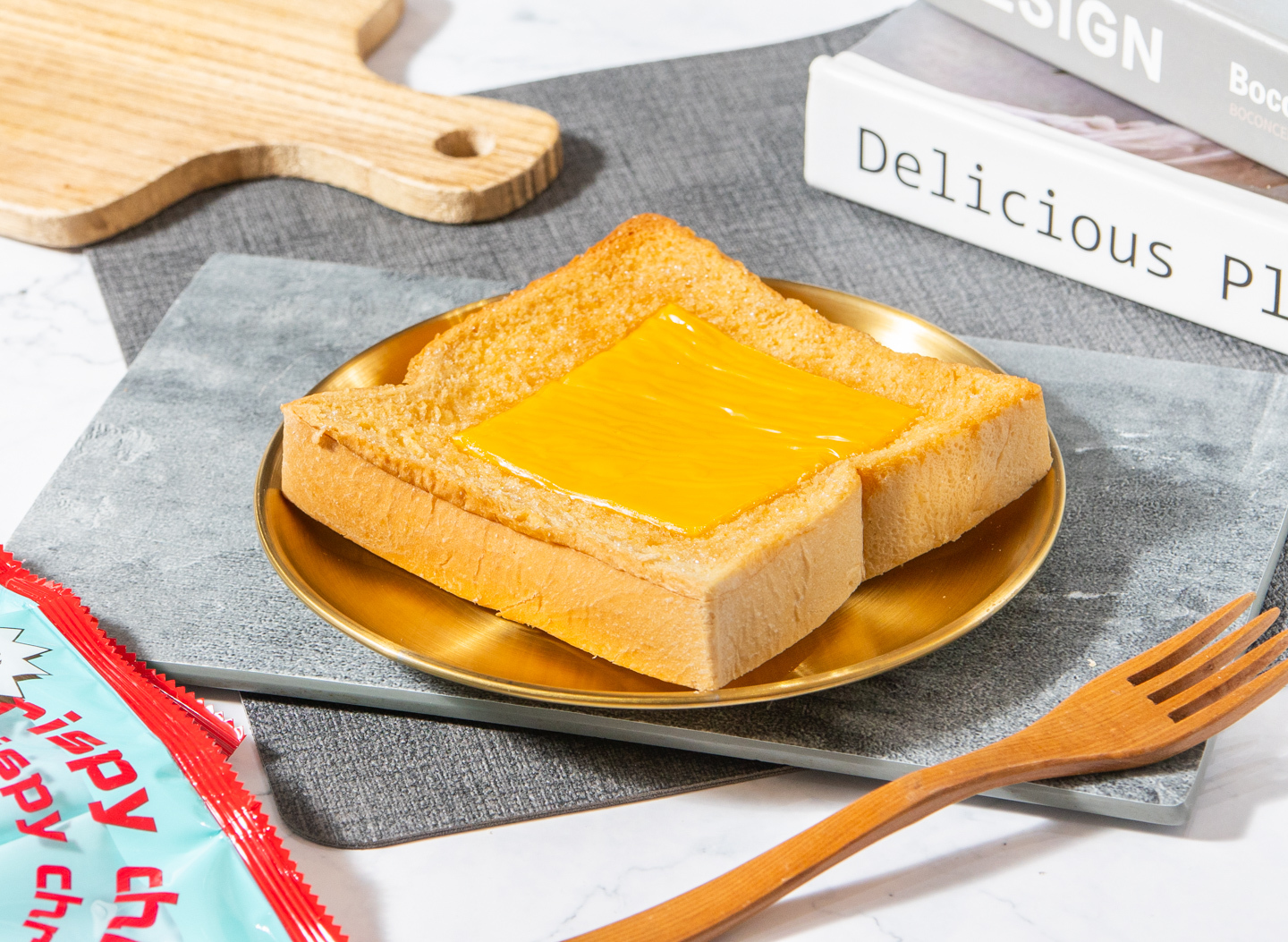 ▌ 迷人榛果 ▌榛果焦糖起司天然奶油軟心鮮奶厚片