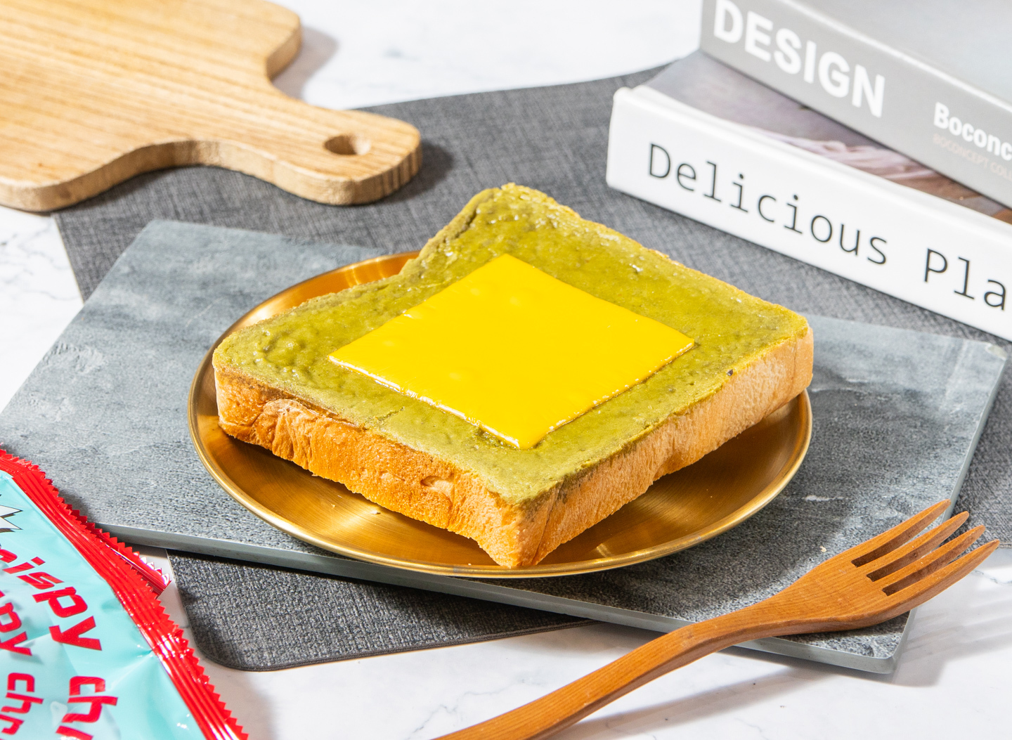 ▌ 墨綠舞起司  ▌ 抹茶起司天然奶油軟心鮮奶厚片