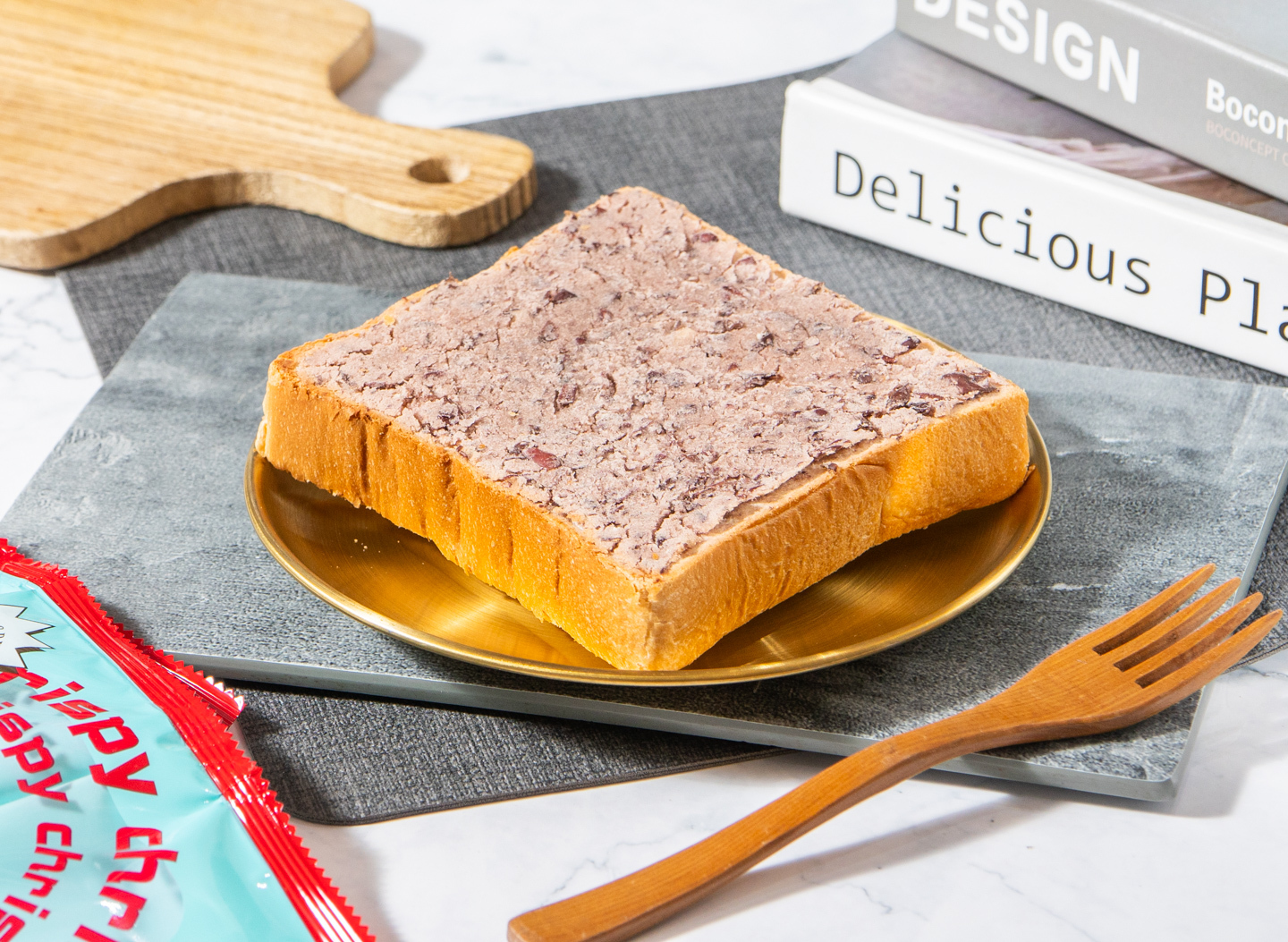 ▌ 屏東紅豆  ▌  紅豆天然奶油軟心鮮奶厚片