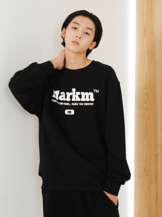 【直播】MARKM LX011915 大Logo圓領衛衣（MJIBH8401）