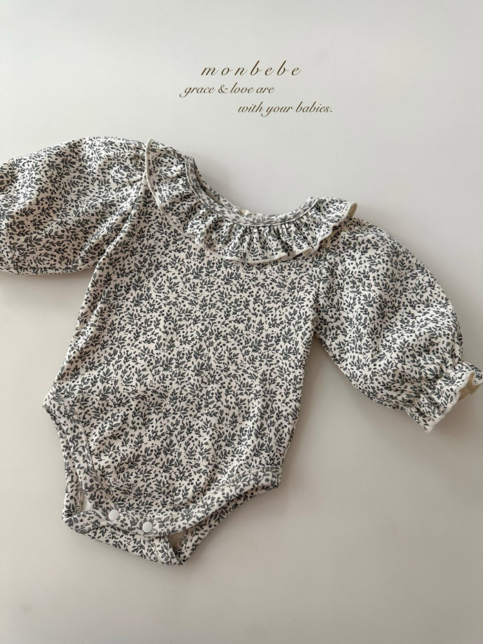 正韓春Monbebe 花邊領包屁衣