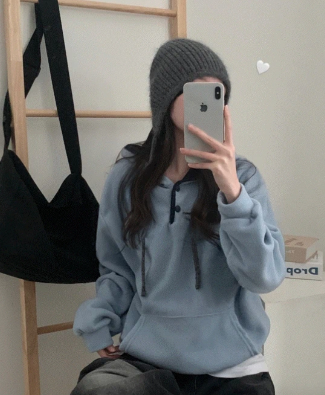 春季預訂｜雙色抓絨HOODIE