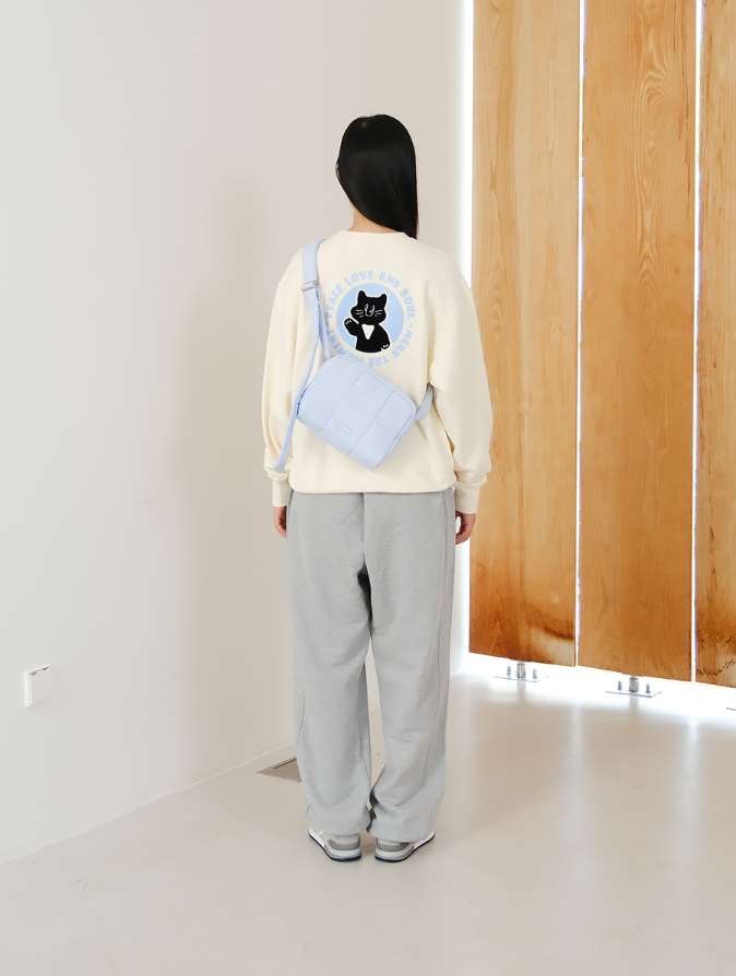 【直播】MARKM LX011917 背面印花圓領衛衣（MJIBH8402）