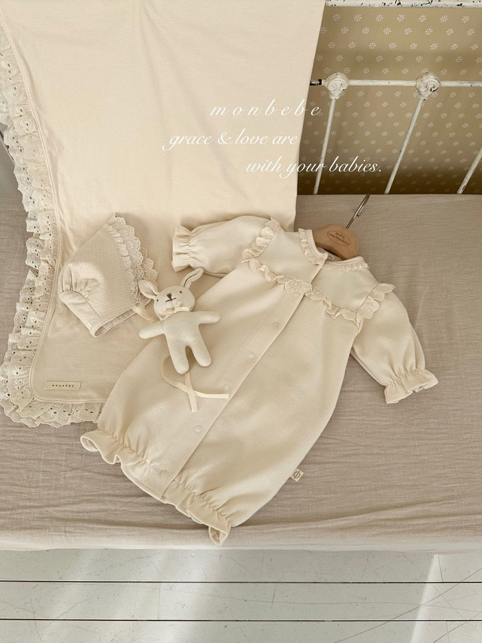正韓春Monbebe 兩色歡迎小北鼻蝴蝶結連身衣
