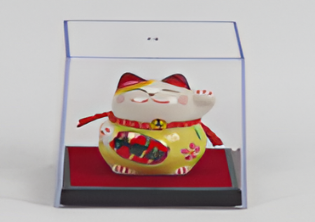 0119gz28-招財貓-千萬兩迷你貓（盒子貓）(A28)