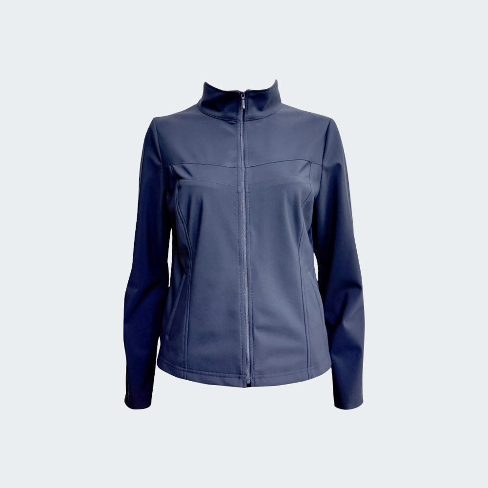 彈性修身剪裁外套