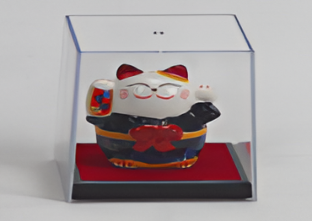 0119gz35-招財貓-吉祥迷你貓（盒子貓）(A35)