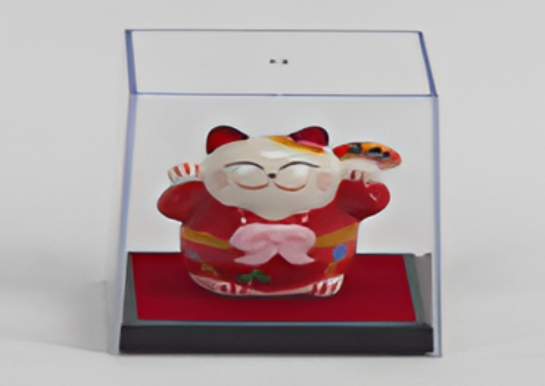 0119gz36-招財貓-幸福迷你貓（盒子貓）(A36)