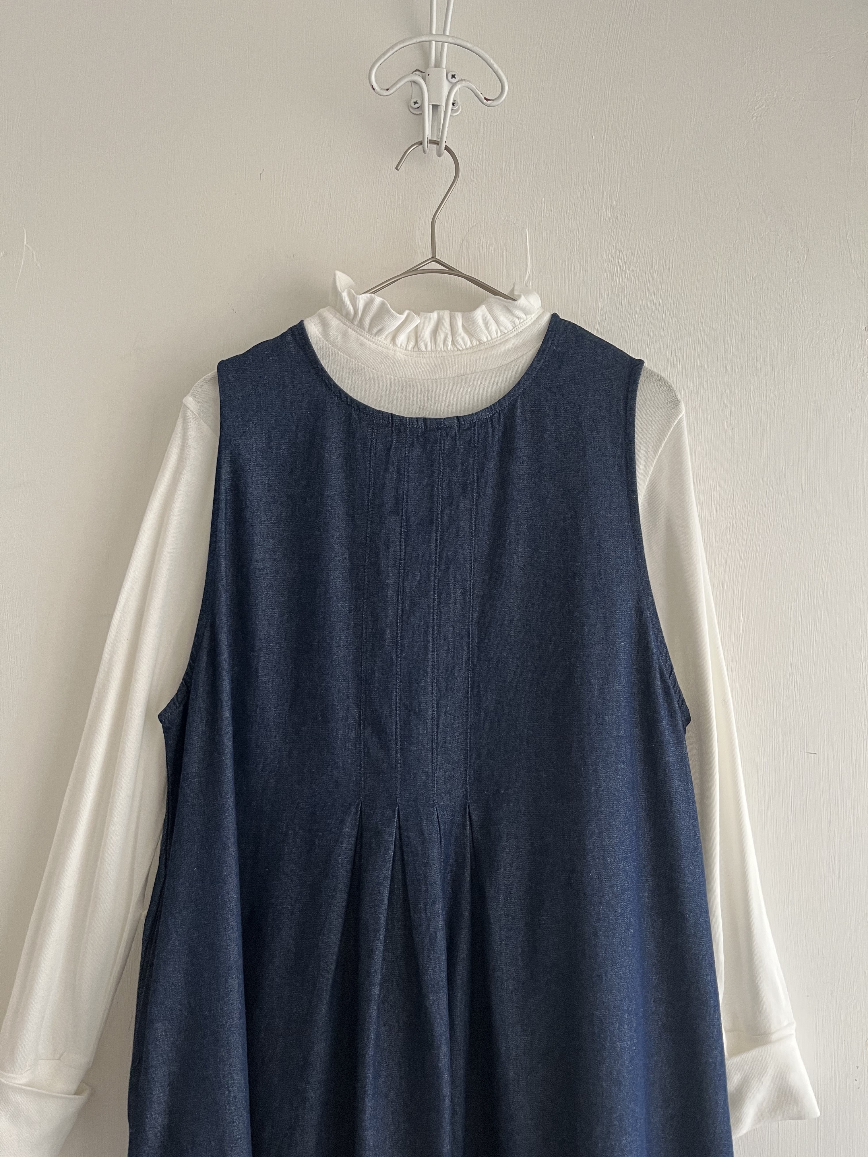 Cloud nine藍色牛仔背心裙