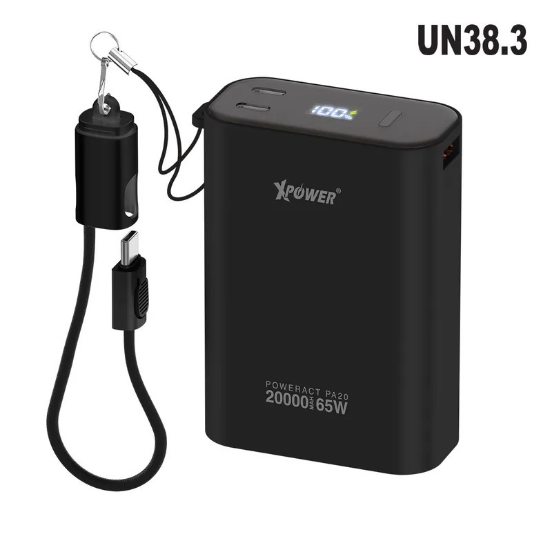XPower PowerAct PA20 65W 20000mAh 3Output PD+SCP Digital Display Powerbank