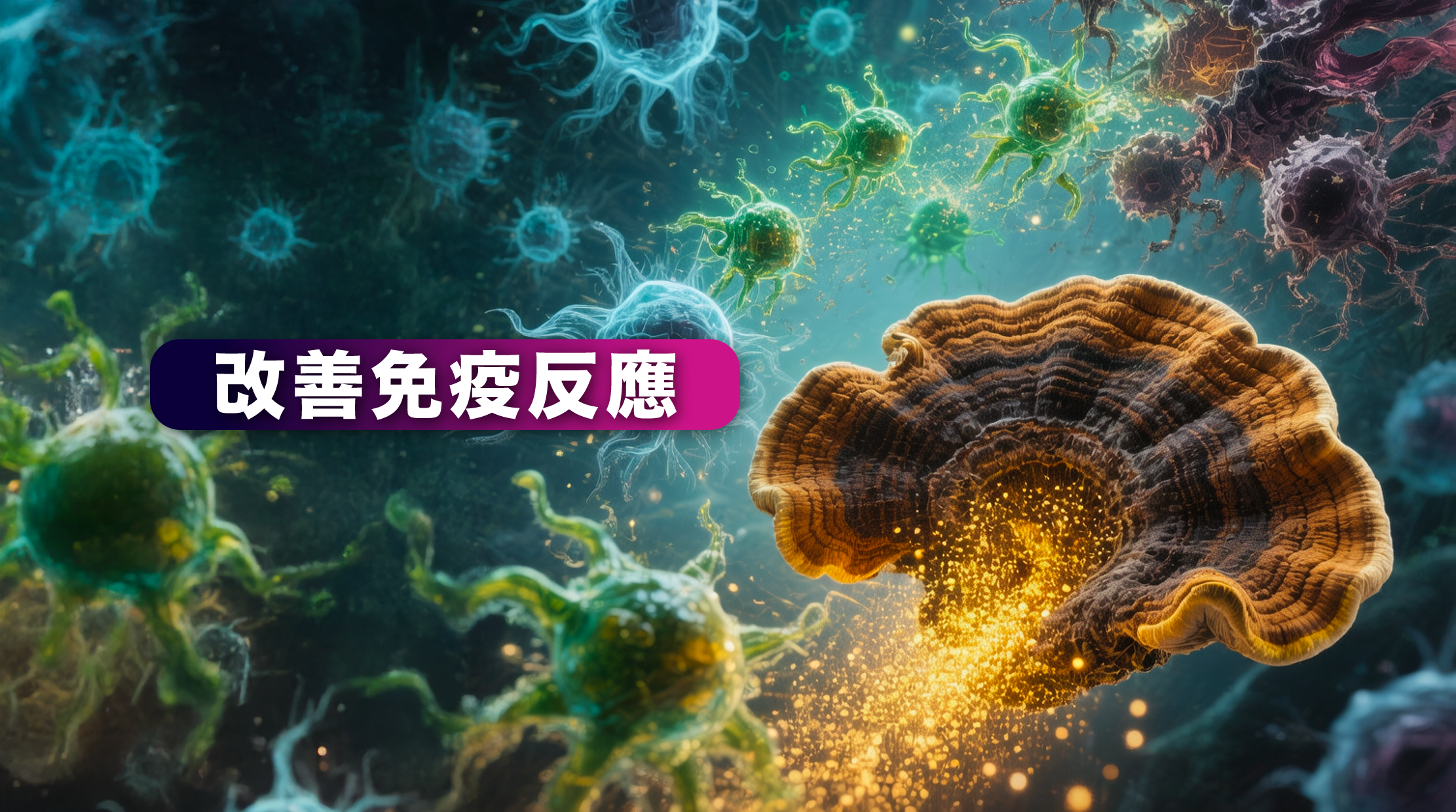 桑黃能增強機體的免疫反應，通過提高巨噬細胞的活性和NK細胞的功能來抵禦異細胞，這一特性使得桑黃在頑症的輔助治療中得以廣泛應用。