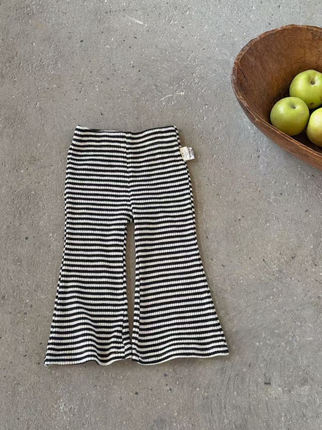 細條紋小喇叭褲