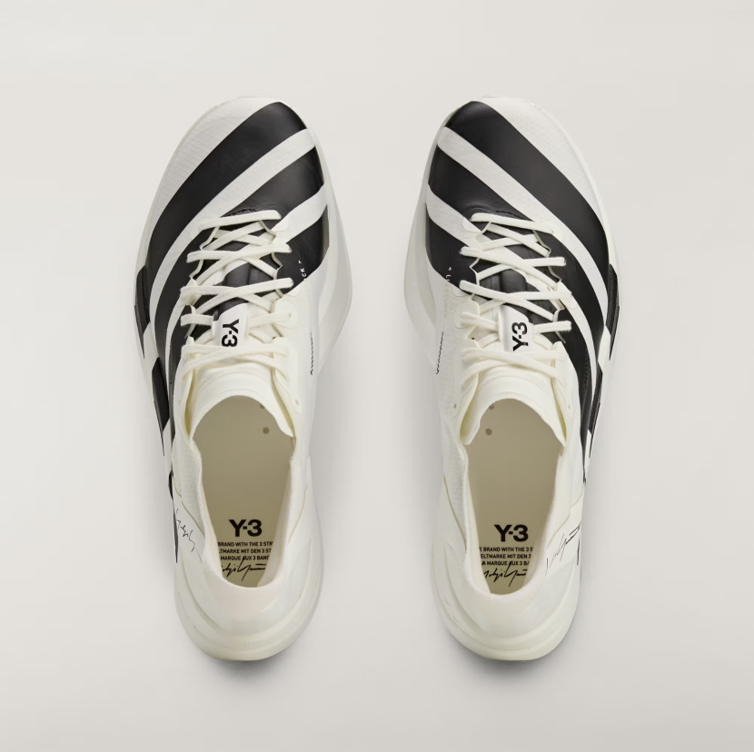 【 Y-3 ADIOS PRO 4 SHOES 頂級跑鞋 - 米白 】