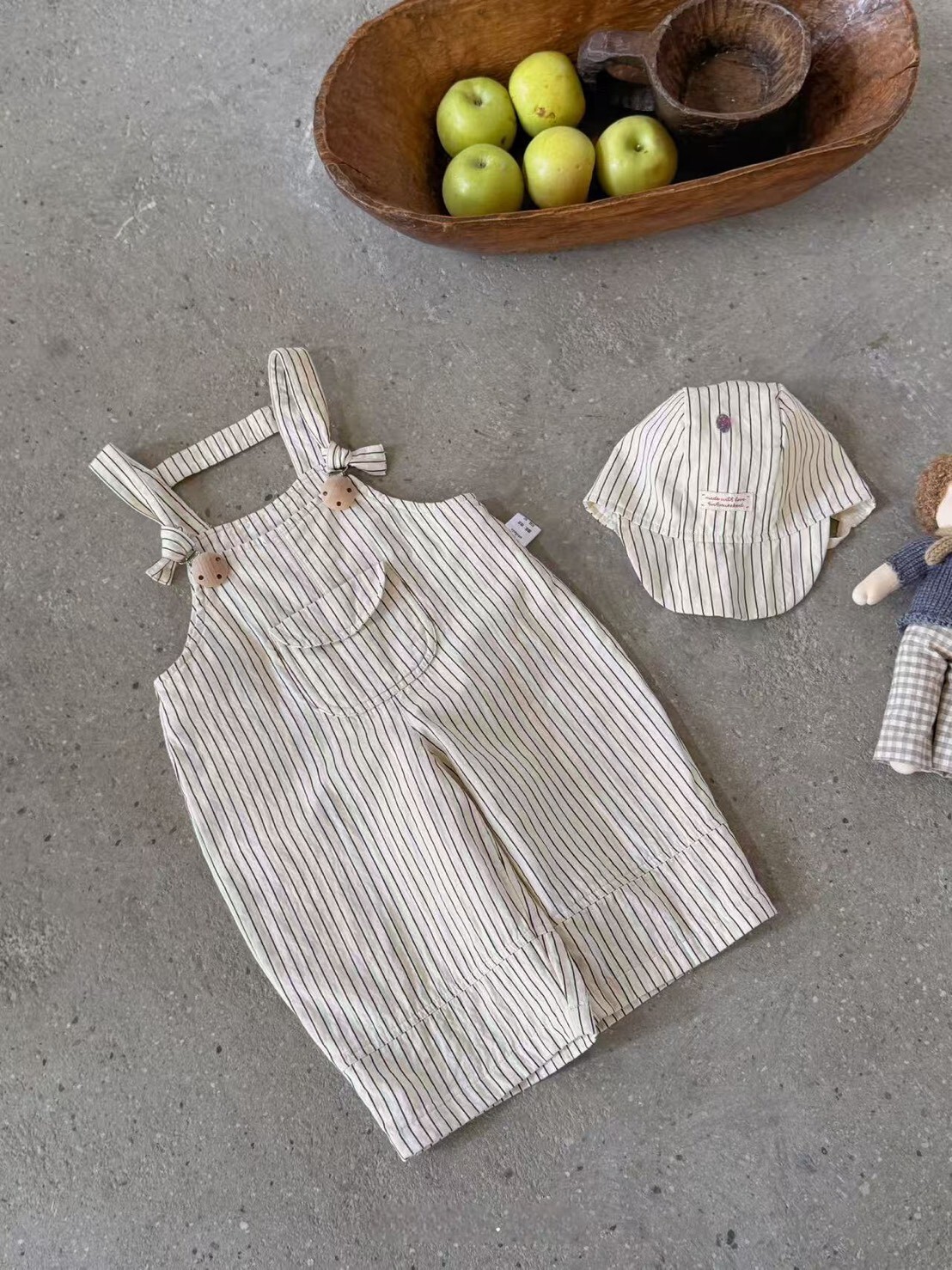 韓系吊帶褲(附帽)