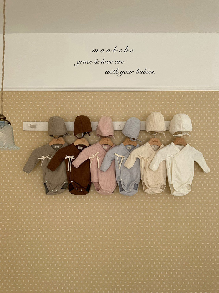 正韓春Monbebe 六色素色蝴蝶衣