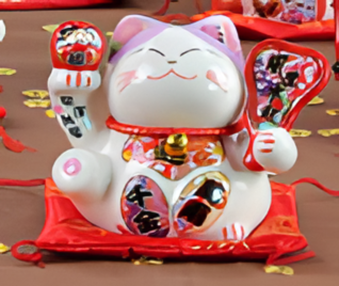 0119gz50-招財貓-5"風生水起貓(A50)