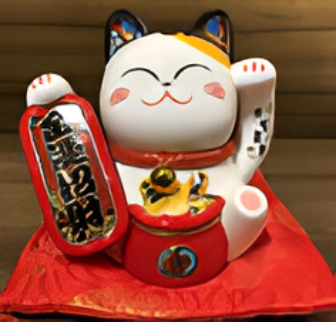 0119gz51-招財貓-5"金運招財貓(A51)