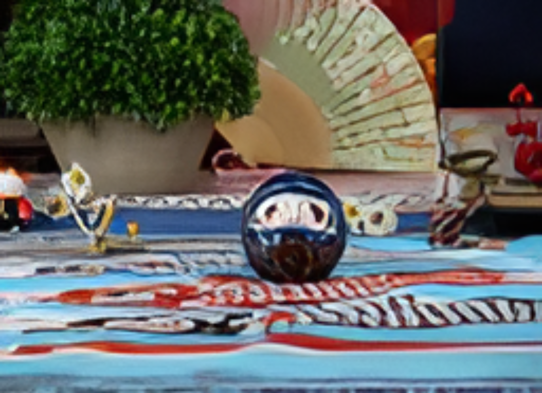 0119gz56-招財貓-迷你小達摩（藍）(A56)