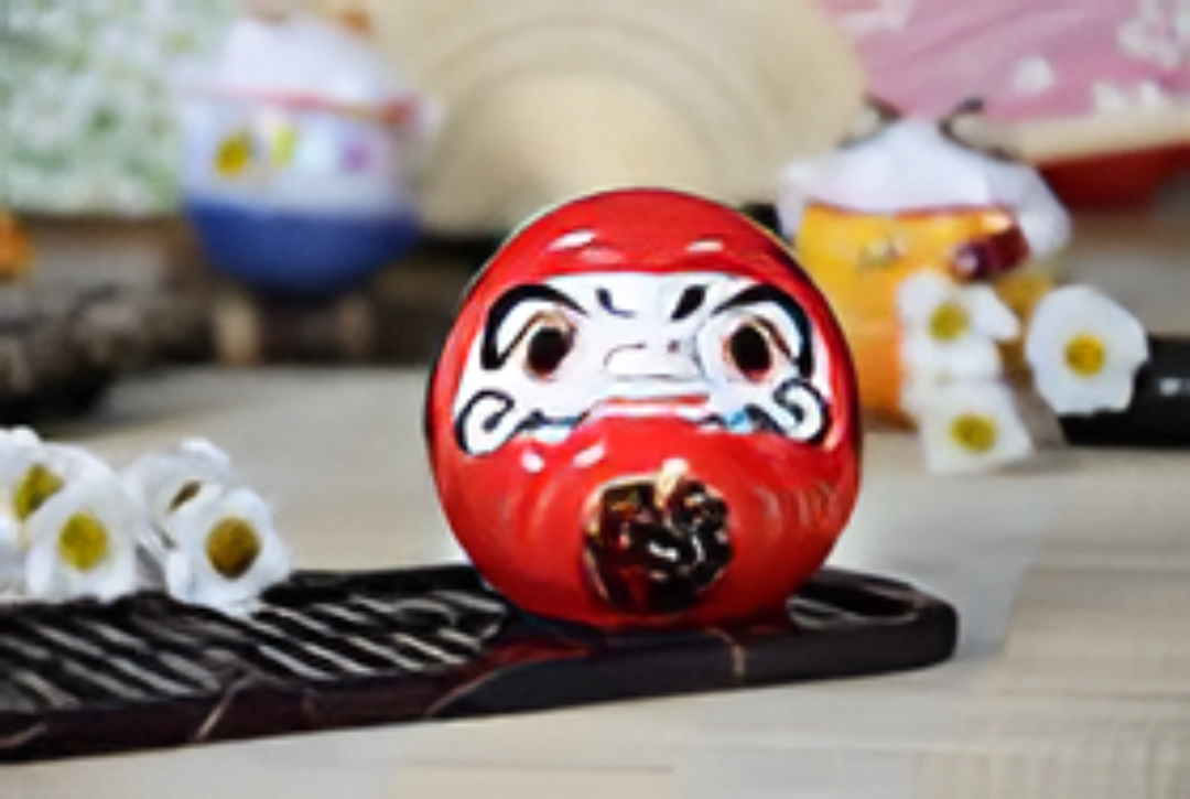 0119gz59-招財貓-迷你小達摩（紅）(A59)