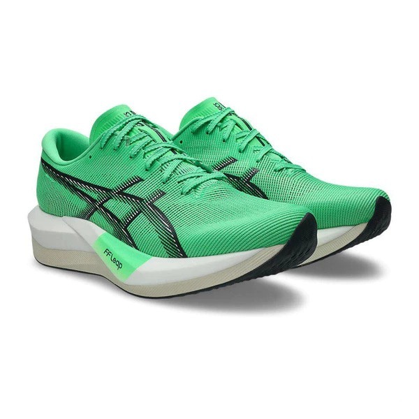 男女鞋 ASICS MAGIC SPEED 5 綠色 碳纖維 緩震 透氣 輕量 競速 運動 慢跑鞋【1013A183-300】