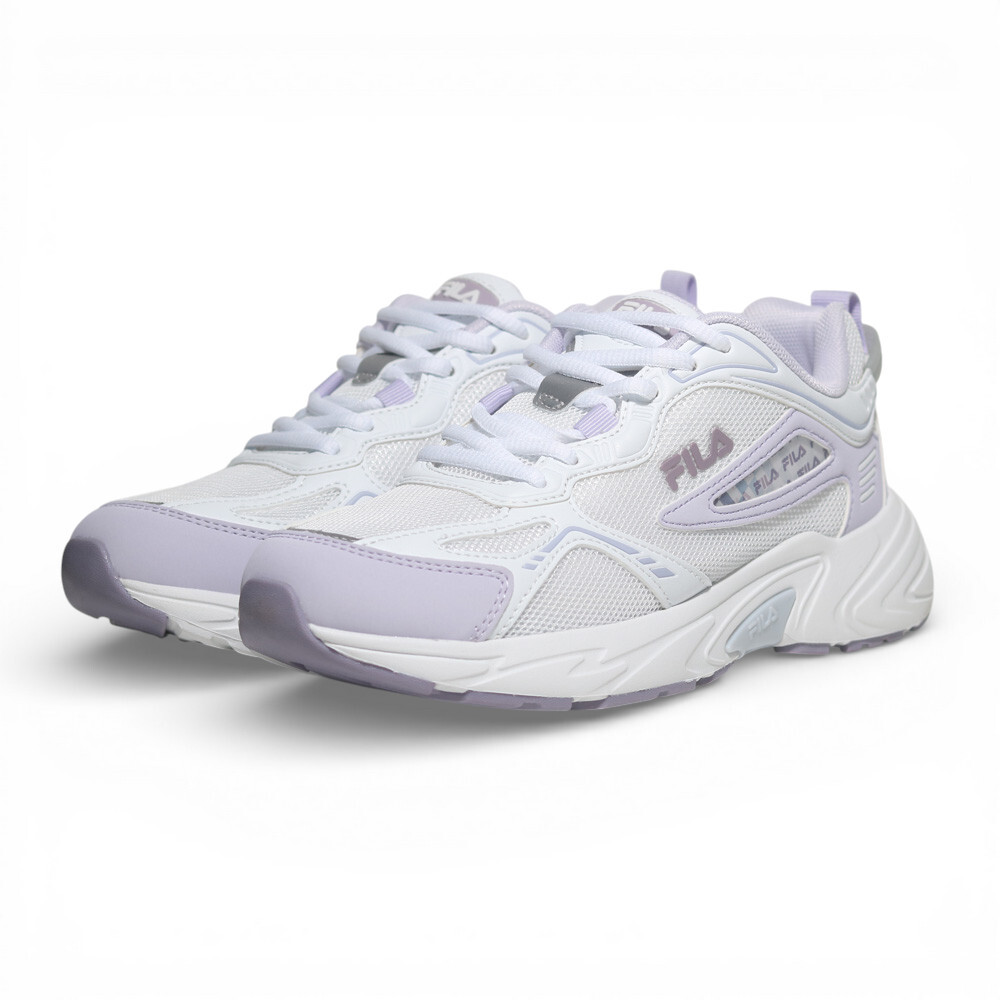 FILA 慢跑鞋 TERRANOVA 白紫色 復古 抽繩 運動鞋 女 5J311A199