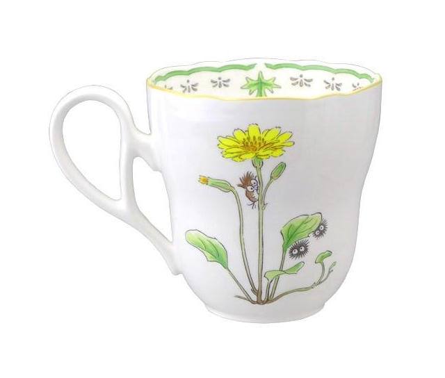 Noritake 馬克杯 龍貓 圓葉苦苣菜
