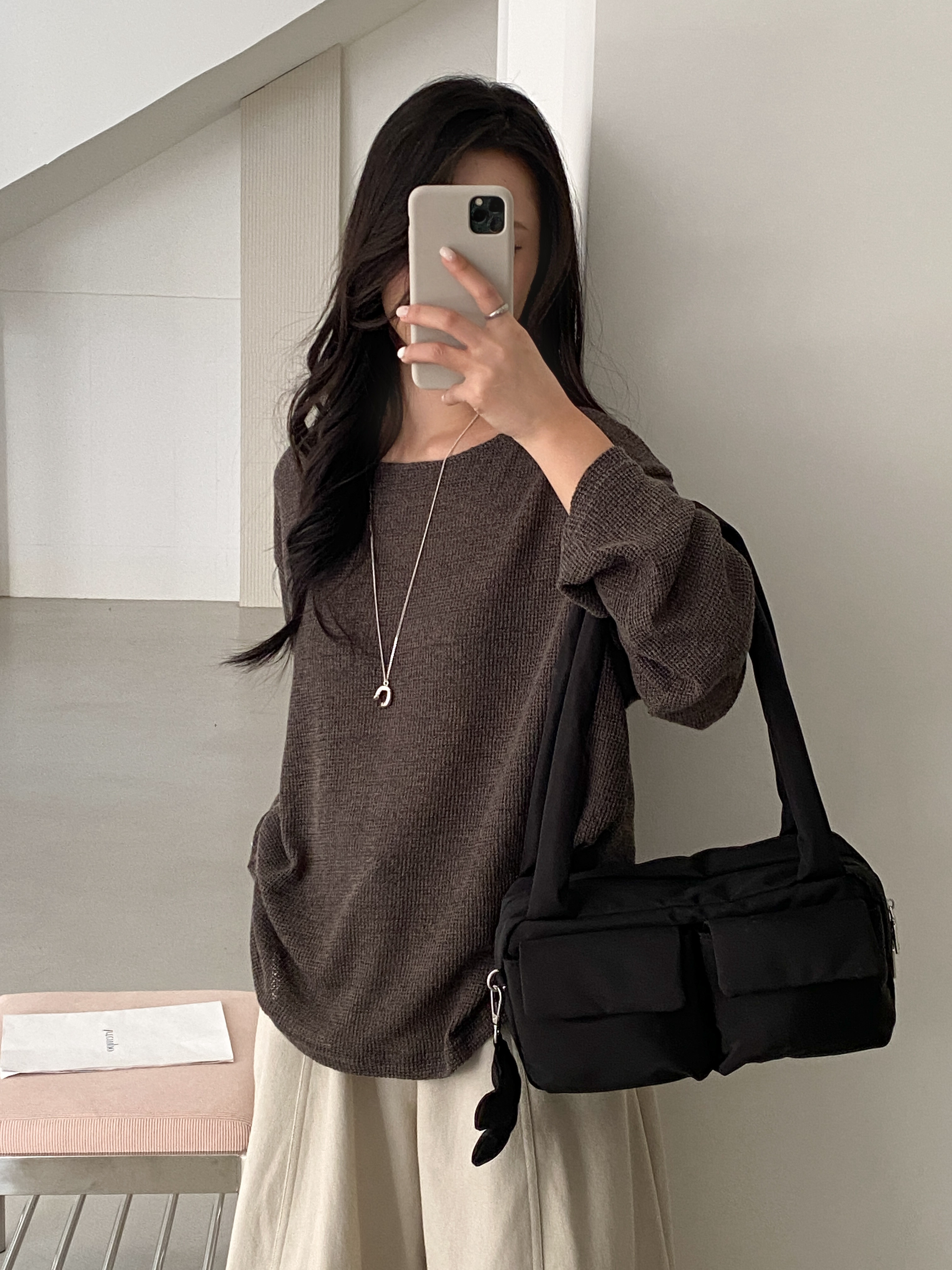 Me.gusta｜2026春新款｜Puff Pocket 雲朵雙口袋托特｜Puffy Double Pocket Tote