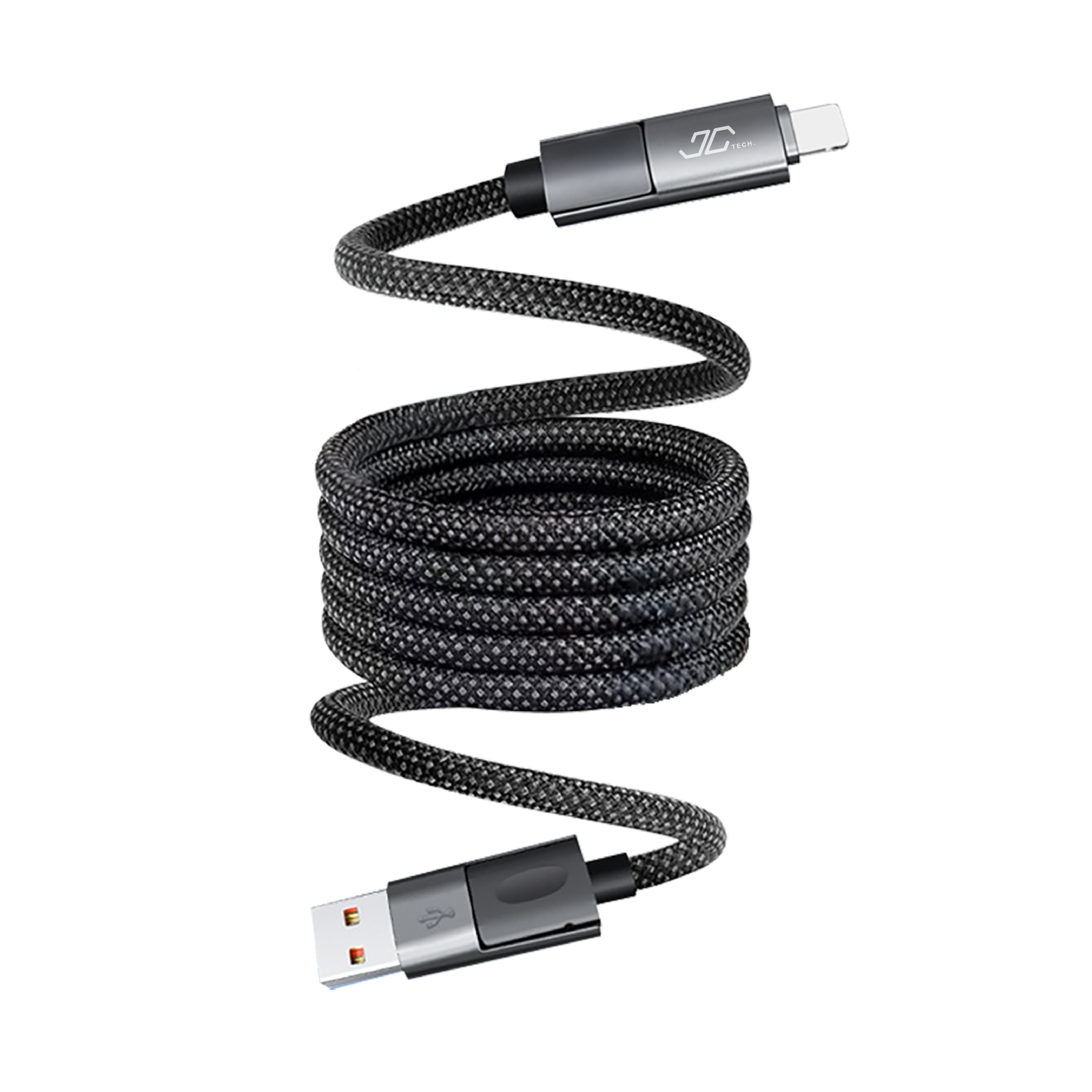 【JC  TECH.】MAG PRO 巧收 四合一編織磁吸收納快充充電線