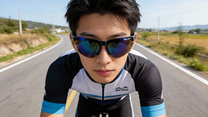 MOLA摩拉運動眼鏡 Vernon-b 模特展示圖