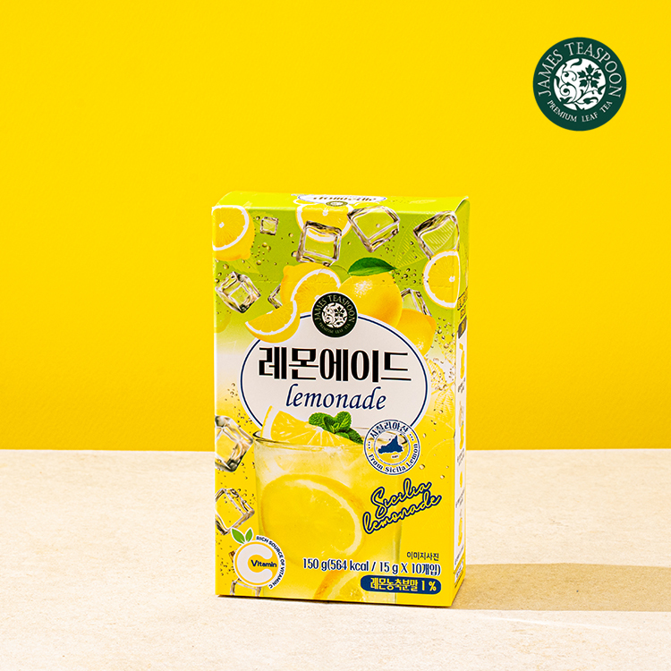 (預購商品) 韓國 jamesteaspoon 高濃度維他命C檸檬氣泡飲-15gX10條