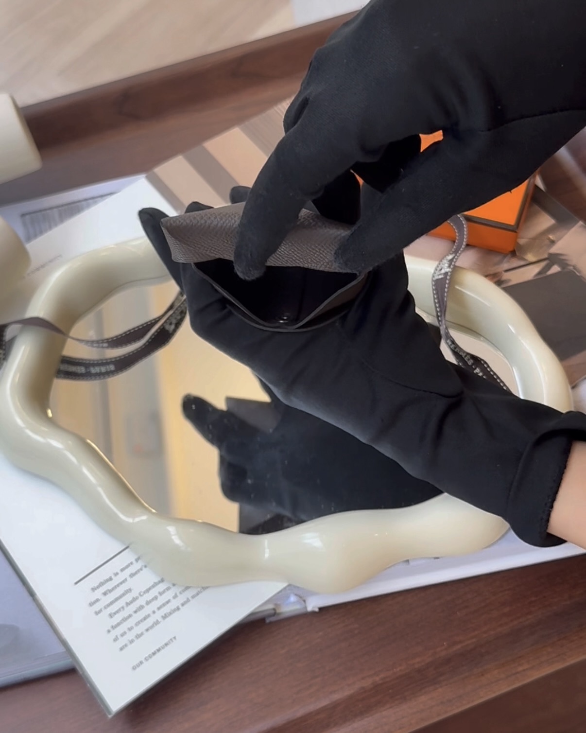 HERMES｜BASTIA 零錢包 4C 樹皮色