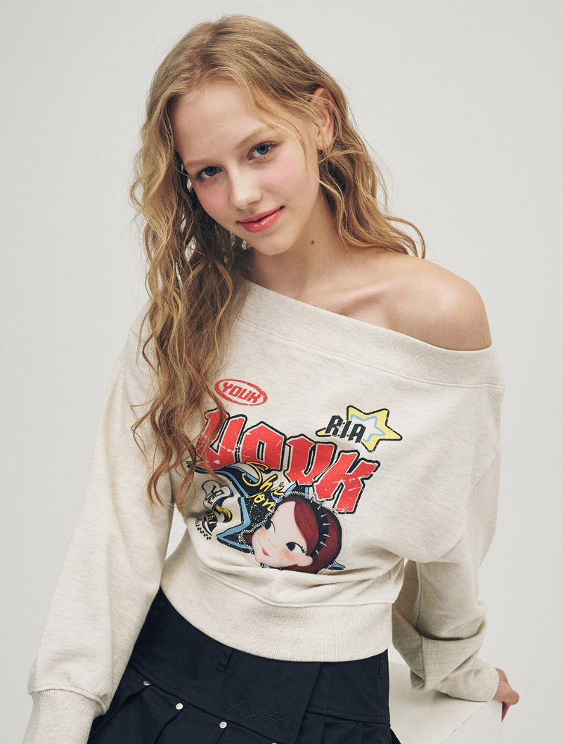 【直播】YOUK SHIM WON LX011934 短版衛衣