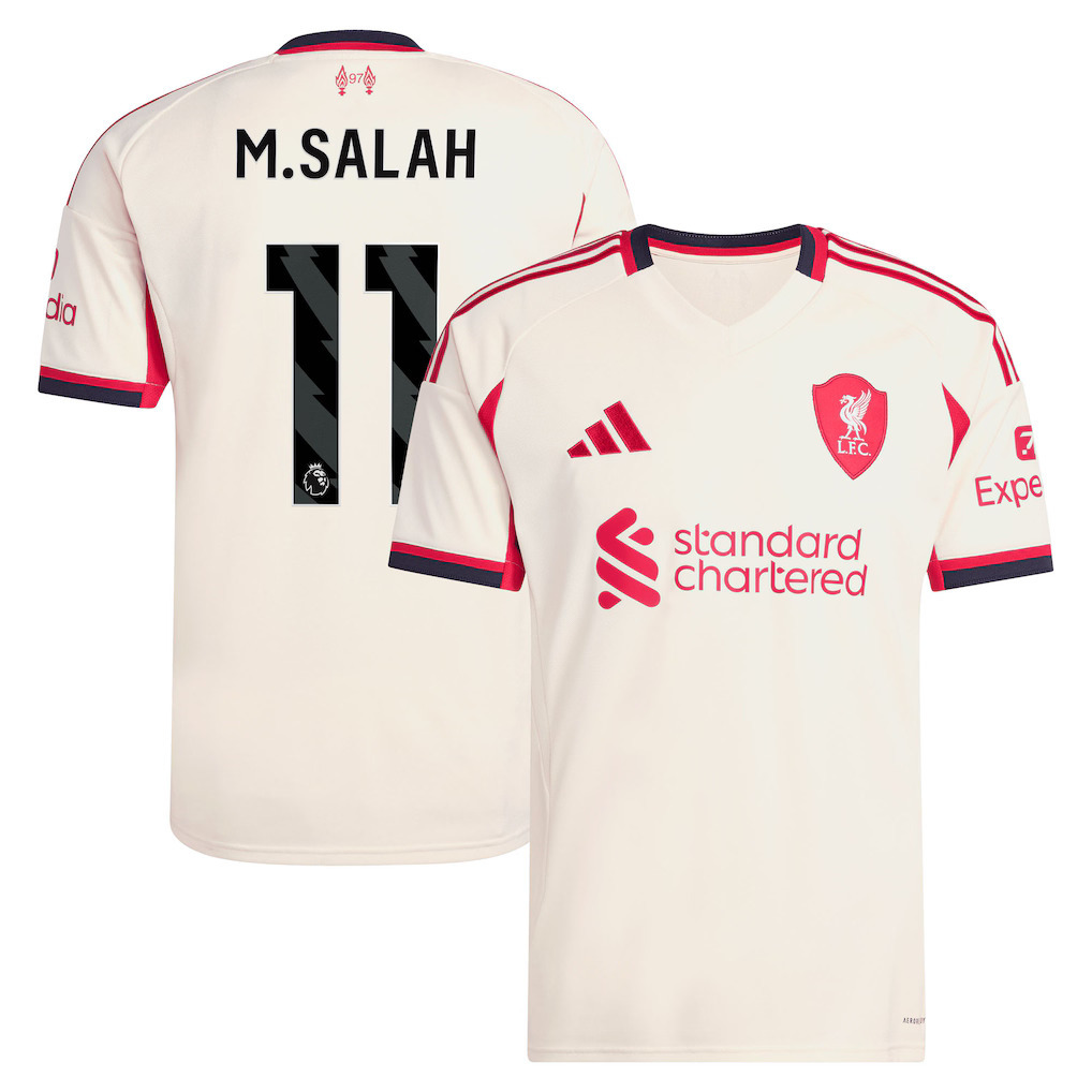 2025 Liverpool Away Shirt with EPL Nameset (雙號碼)
