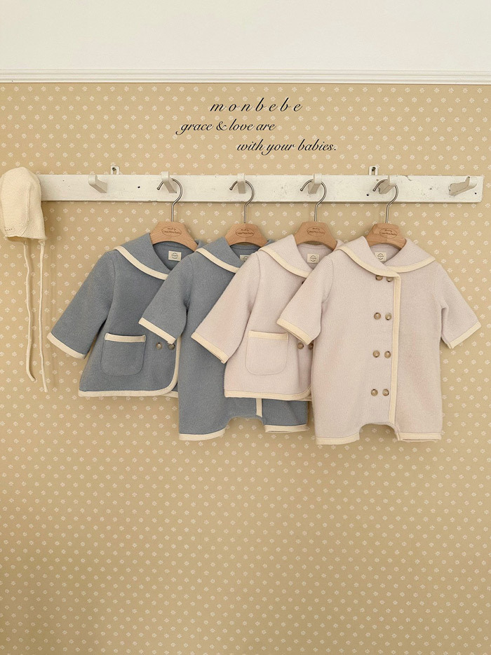 正韓春Monbebe 兩色溫柔感連身衣