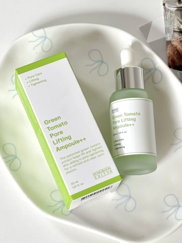 SUNGBOON 綠番茄毛孔提拉安瓶 40ML加量版